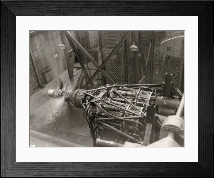 Framed Print : Bristol Coupled Proteus turobprops under test Framed Print : Bristol Coupled Proteus turobprops under test