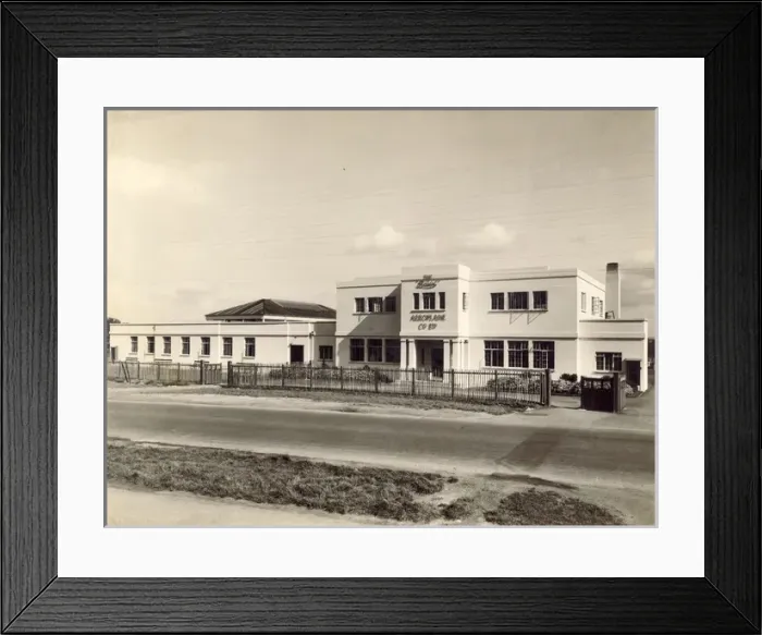 Framed Print : Staff and works canteen of the Bristol Aero Engine Departmen Framed Print : Staff and works canteen of the Bristol Aero Engine Departmen