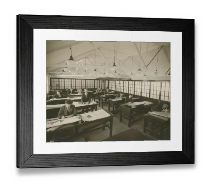 Framed Print : Bristol Aeroplane Company Engine Department Drawing Offices Framed Print : Bristol Aeroplane Company Engine Department Drawing Offices