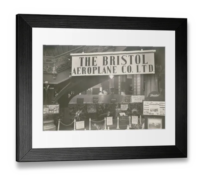 Framed Print : Bristol Aeroplane Co Ltd at an exhibition Framed Print : Bristol Aeroplane Co Ltd at an exhibition