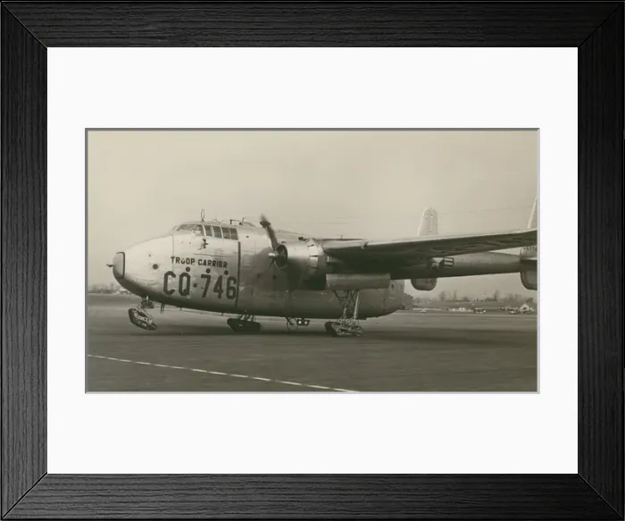 Framed Print : Fairchild EC-82A Packet, 45-57746 Framed Print : Fairchild EC-82A Packet, 45-57746