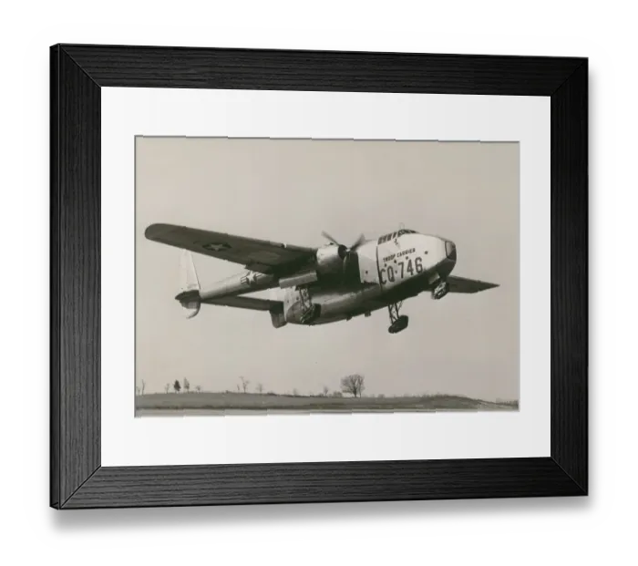 Framed Print : Fairchild EC-82A Packet, 45-57746 Framed Print : Fairchild EC-82A Packet, 45-57746