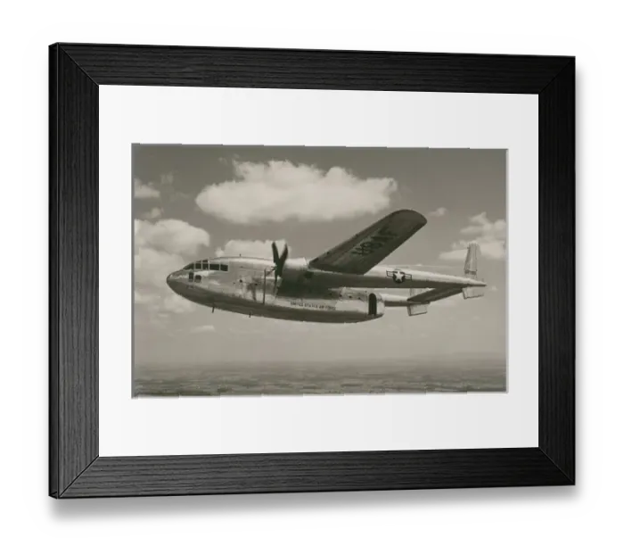Framed Print : Fairchild C-119G-FA Flying Boxcar, 41-8085, of the USAF Framed Print : Fairchild C-119G-FA Flying Boxcar, 41-8085, of the USAF