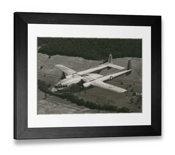 Framed Print : Fairchild C-119G-FA Flying Boxcar, 41-8085, of the USAF Framed Print : Fairchild C-119G-FA Flying Boxcar, 41-8085, of the USAF