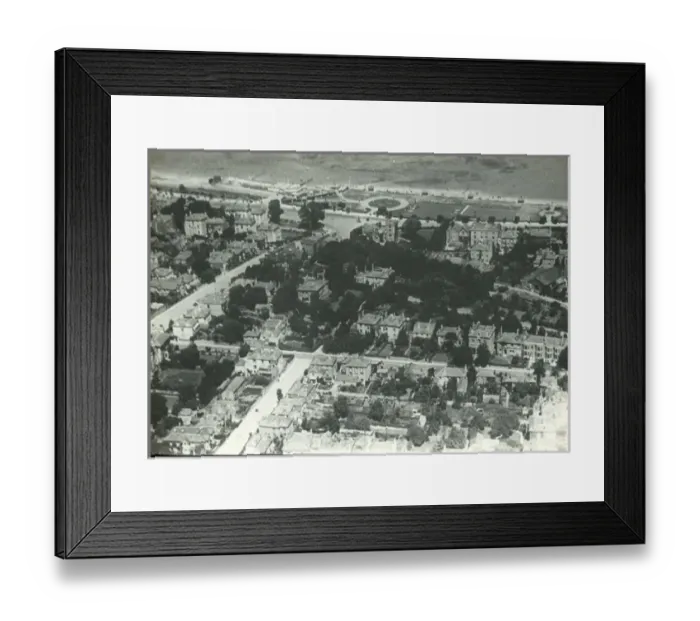 Framed Print : Aerial view of Ryde, Isle of Wight Framed Print : Aerial view of Ryde, Isle of Wight