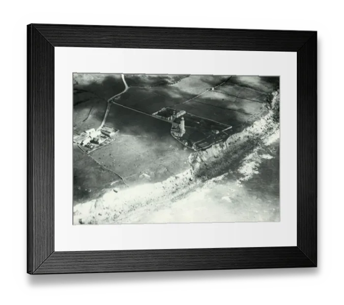 Framed Print : Aerial view of St Catherines Lighthouse, Isle of Wight Framed Print : Aerial view of St Catherines Lighthouse, Isle of Wight