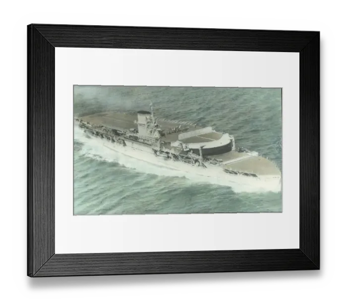 Framed Print : An aircraft carrier Framed Print : An aircraft carrier