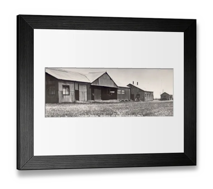 Framed Print : The Short Brothers Works at Eastchurch in 1910 Framed Print : The Short Brothers Works at Eastchurch in 1910