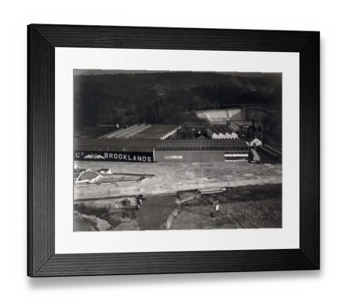 Framed Print : The Vickers factory at Brooklands about 1936 Framed Print : The Vickers factory at Brooklands about 1936