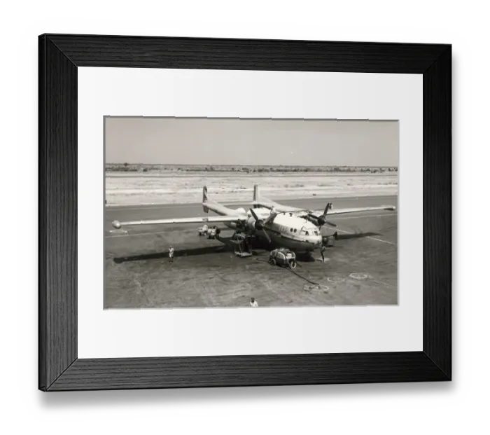 Framed Print : Nord 2502 Noratlas, F-BGZC, of UAT