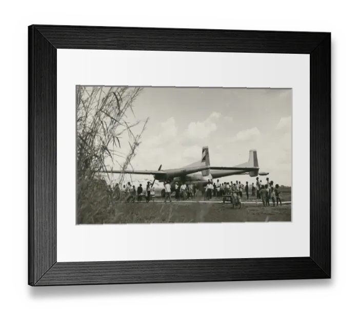 Framed Print : Nord 2502 Noratlas, F-BGZF, of UAT Framed Print : Nord 2502 Noratlas, F-BGZF, of UAT