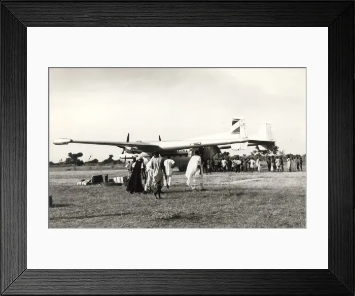 Framed Print : Nord 2502 Noratlas, F-BGZF, of UAT Framed Print : Nord 2502 Noratlas, F-BGZF, of UAT