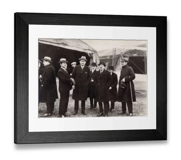 Framed Print : Handley Page slotted wing demonstration at Croydon Framed Print : Handley Page slotted wing demonstration at Croydon