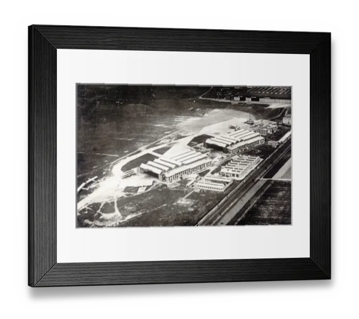 Framed Print : Aerial view of Croydon Airport Framed Print : Aerial view of Croydon Airport