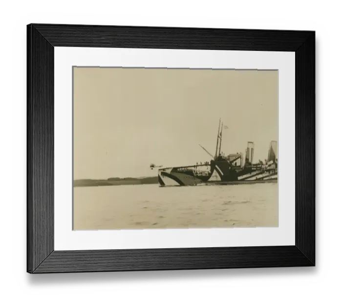 Framed Print : A Beardmore SB3D taking off from HMS Pegasus (?) Framed Print : A Beardmore SB3D taking off from HMS Pegasus (?)