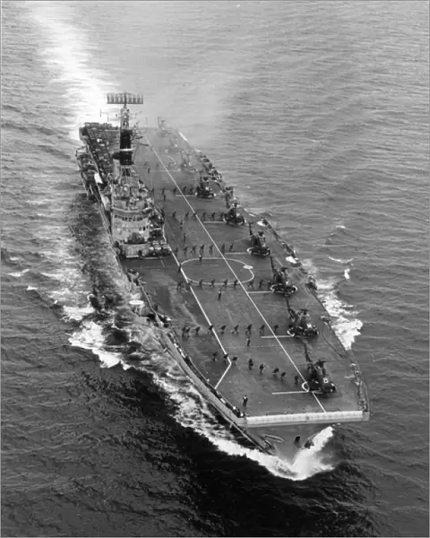 HMS Albion (R07) after conversion