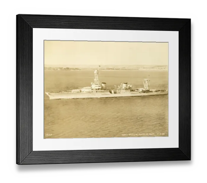 Framed Print : USS Houston (CA-30) bearing President Roosevelt Framed Print : USS Houston (CA-30) bearing President Roosevelt