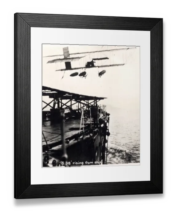Framed Print : The Short S38, piloted by Commander Charles Rumney Samson Framed Print : The Short S38, piloted by Commander Charles Rumney Samson