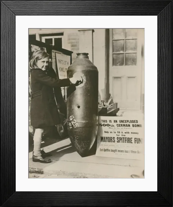 Framed Print : Donating to the mayors Spitfire fund Framed Print : Donating to the mayors Spitfire fund