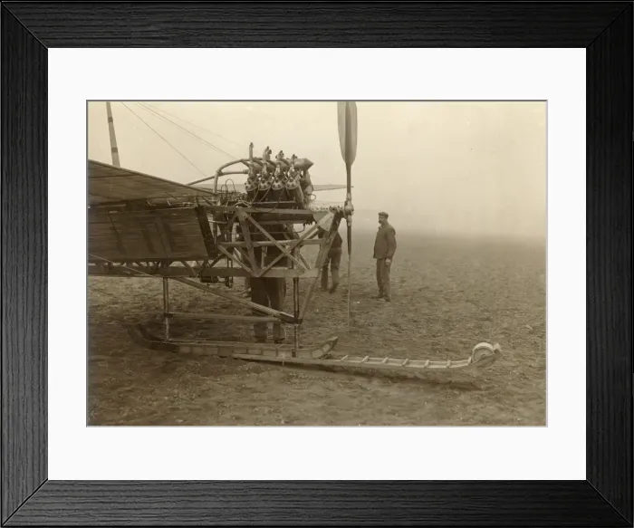 Framed Print : Antoinette V skid launching system Framed Print : Antoinette V skid launching system