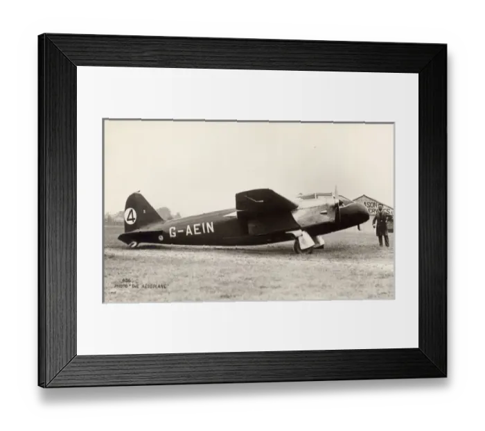 Framed Print : BAIV Double Eagle, G-AEIN, The Perfect Lady, at Hanworth