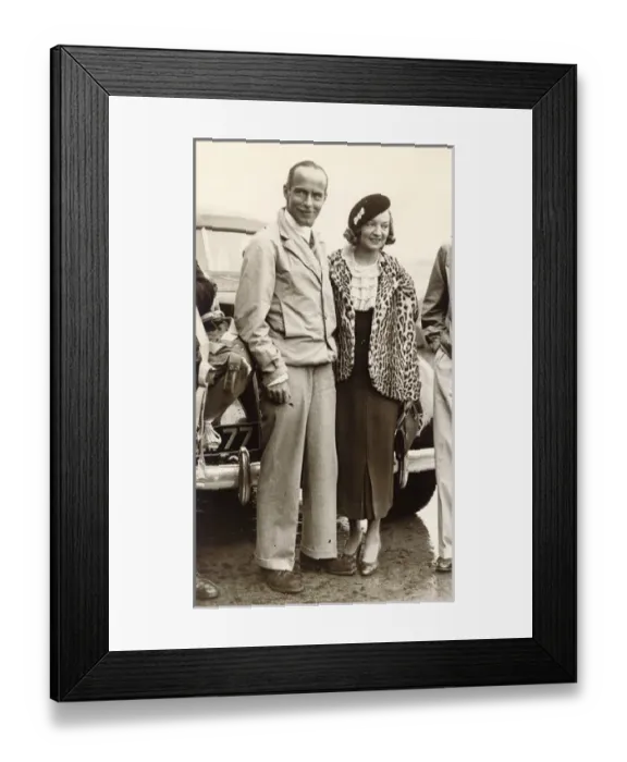 Framed Print : Tom Campbell Black, 1899-1936, winner of MacRobertson Air Ra Framed Print : Tom Campbell Black, 1899-1936, winner of MacRobertson Air Ra