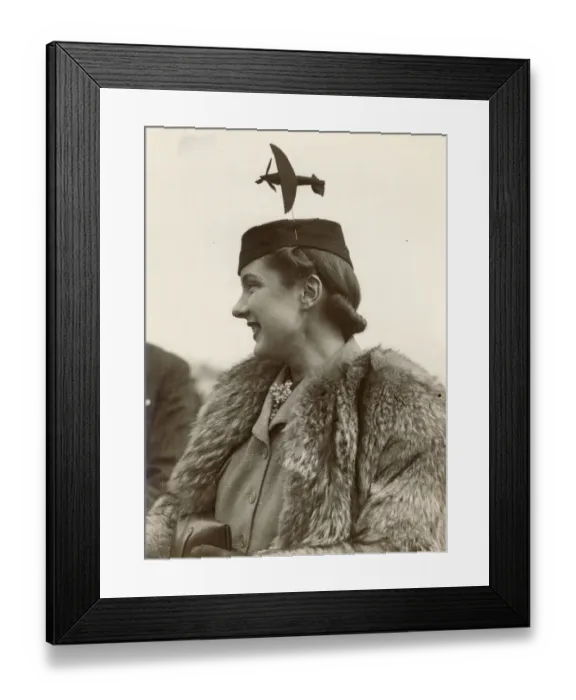 Framed Print : Miss Constance Babington Smith (1912-2000) Framed Print : Miss Constance Babington Smith (1912-2000)