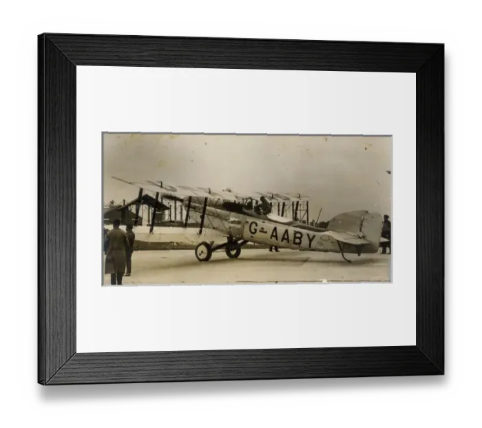 Framed Print : Fairey IIIF, G-aBY, which was flown by F / O C G Davies Framed Print : Fairey IIIF, G-aBY, which was flown by F / O C G Davies