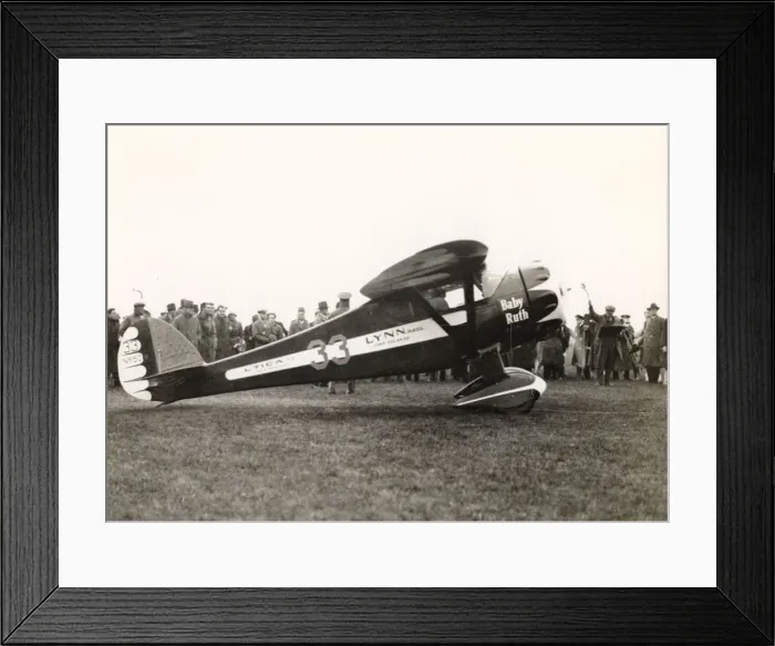 Framed Print : Lambert Monocoupe 145, NC501W, Baby Ruth Framed Print : Lambert Monocoupe 145, NC501W, Baby Ruth