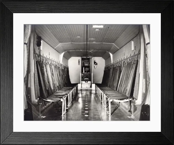 Framed Print : Interior - civil demonstrator de Havilland Canada DHC4 Carib