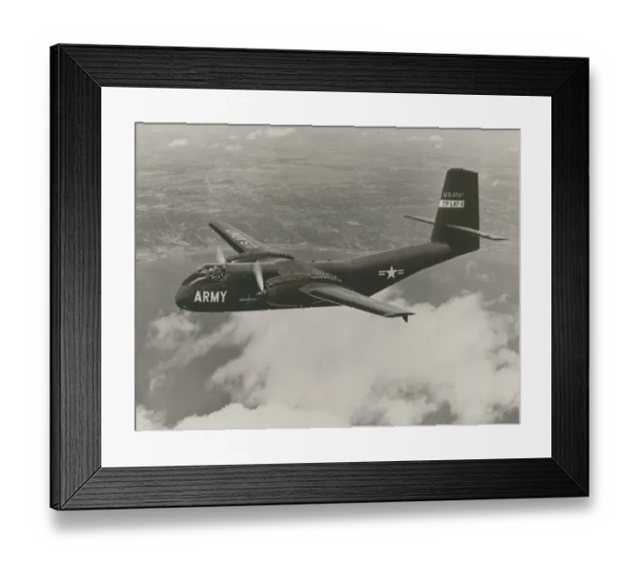 Framed Print : de Havilland Canada DHC4 Caribou YAC-1, CF-LKF-X Framed Print : de Havilland Canada DHC4 Caribou YAC-1, CF-LKF-X