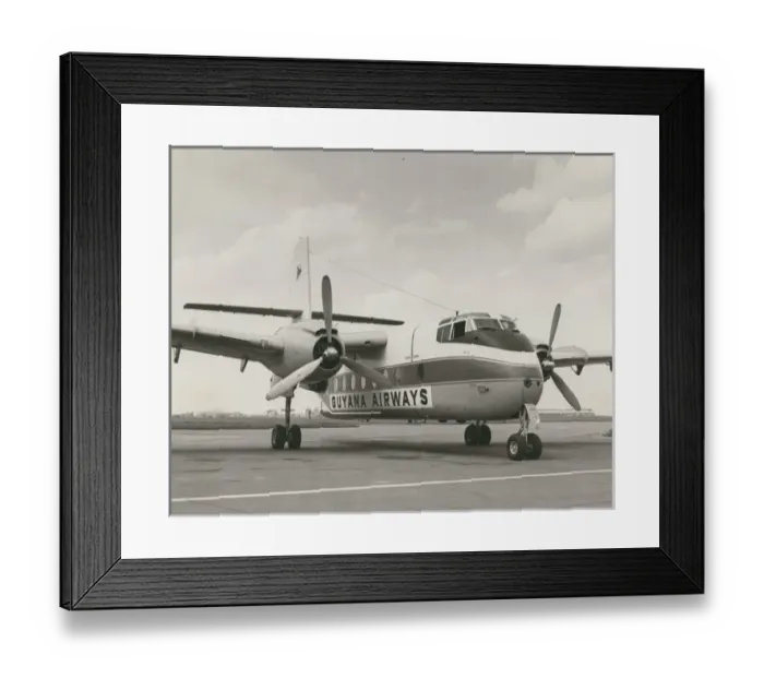 Framed Print : de Havilland Canada DHC4 Caribou of Guyana Airways Framed Print : de Havilland Canada DHC4 Caribou of Guyana Airways