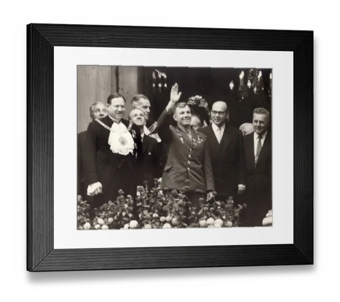 Framed Print : Cosmonaut Major Yuri Alekseyevich Gagarin, 1934-1968