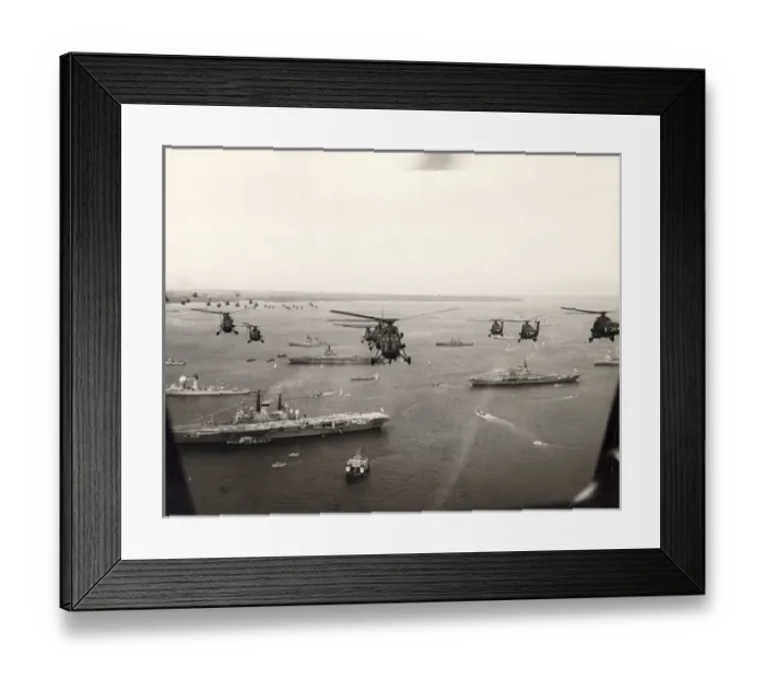 Framed Print : Helicopters of No646 Naval Air Squadron Framed Print : Helicopters of No646 Naval Air Squadron