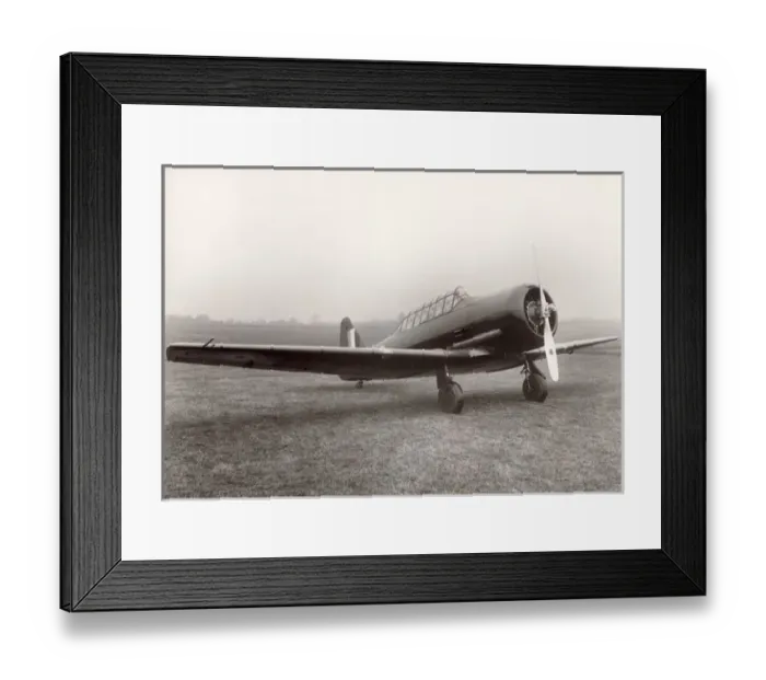 Framed Print : North American Harvard II, BD132, of the RAF Framed Print : North American Harvard II, BD132, of the RAF
