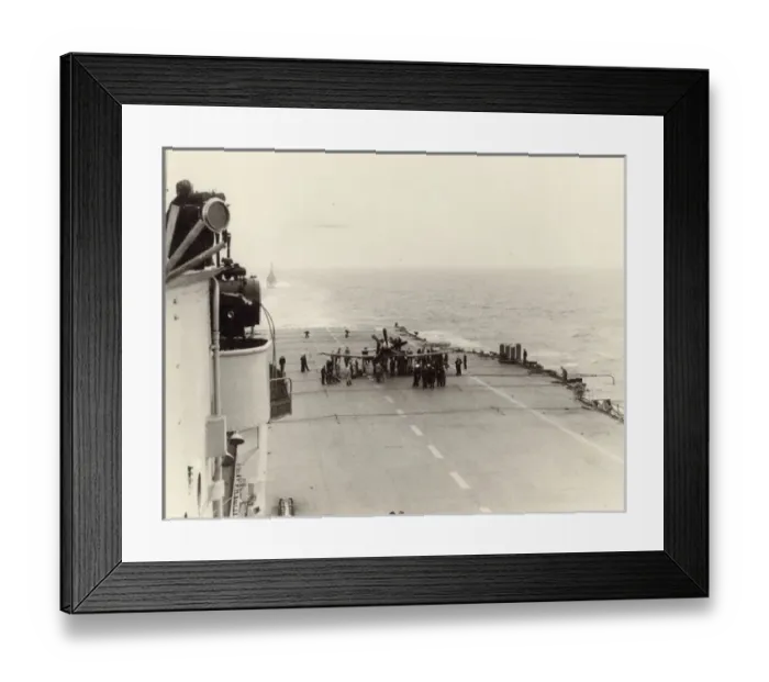 Framed Print : Westland Wyvern after landing on deck Framed Print : Westland Wyvern after landing on deck