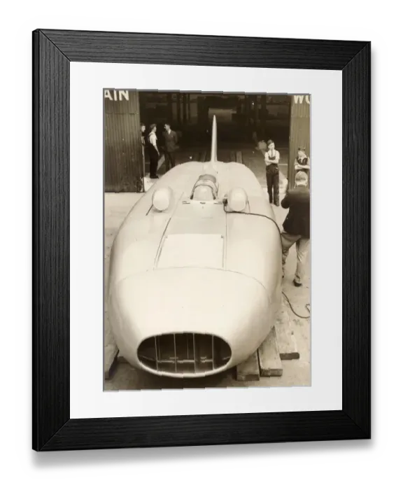 Framed Print : Capt George Eystons Thunderbolt world landspeed record car Framed Print : Capt George Eystons Thunderbolt world landspeed record car