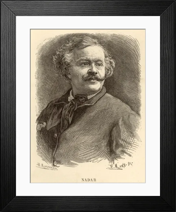 Framed Print : Nadar, the pseudonym of Gaspard-Felix Tournachon Framed Print : Nadar, the pseudonym of Gaspard-Felix Tournachon