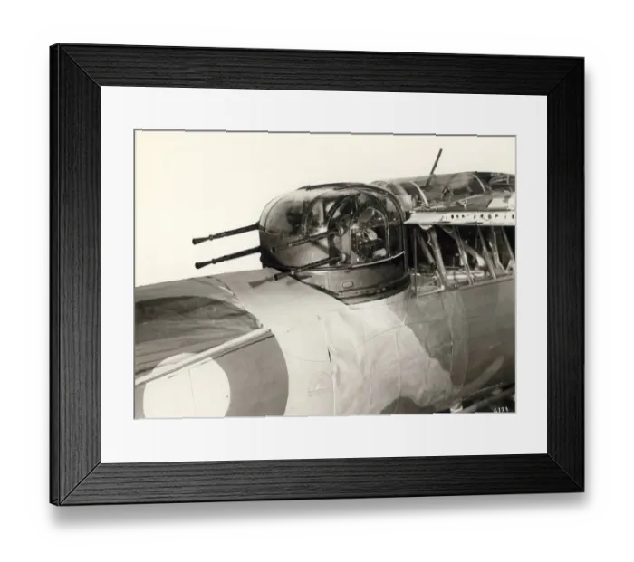 Framed Print : A mock-up of a Boulton Paul Type A Mk3 four-gun turret Framed Print : A mock-up of a Boulton Paul Type A Mk3 four-gun turret