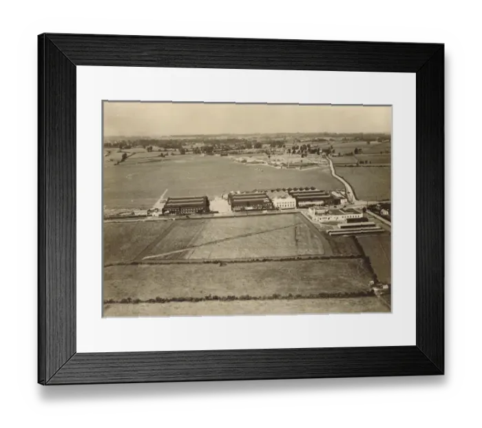 Framed Print : Aerial view of the Bristol factory and offices, 1931 Framed Print : Aerial view of the Bristol factory and offices, 1931