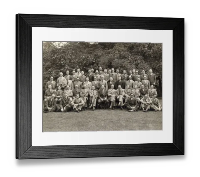 Framed Print : Bristol Staff College group, 1933 Framed Print : Bristol Staff College group, 1933