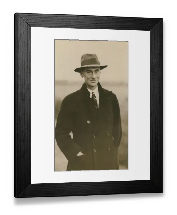 Framed Print : Major J D Rennie, chief seaplane designer at Blackburn Framed Print : Major J D Rennie, chief seaplane designer at Blackburn