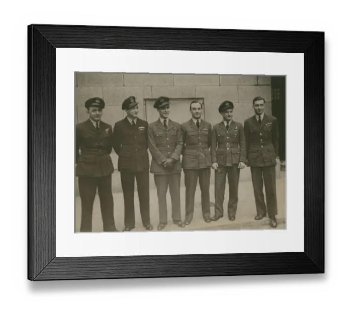 Framed Print : The crew that sank the battleship Tirpitz Framed Print : The crew that sank the battleship Tirpitz
