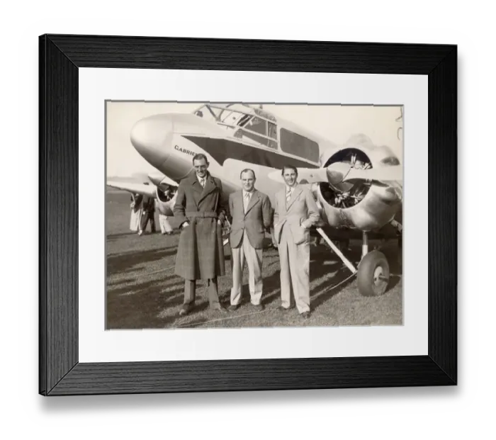 Framed Print : Pictured alongside an Armstrong Whitworth AW52 Framed Print : Pictured alongside an Armstrong Whitworth AW52