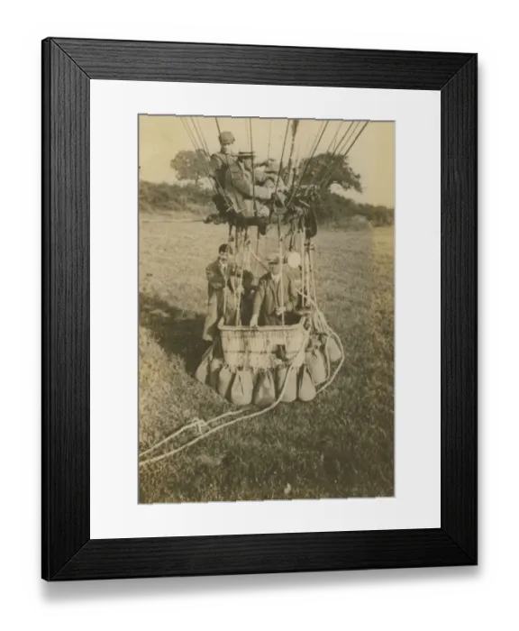 Framed Print : Photograph from an automatic camera suspended from net Framed Print : Photograph from an automatic camera suspended from net