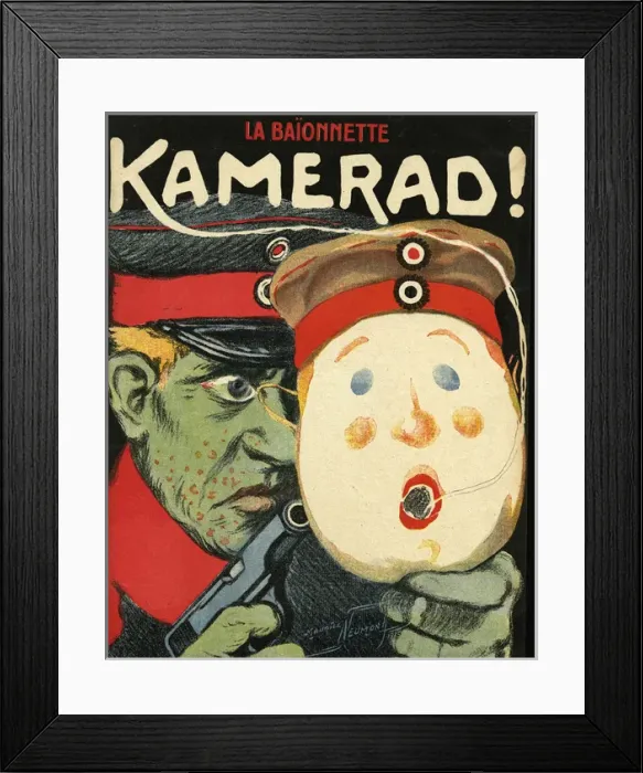 Framed Print : Front cover, La Baionnette, WW1