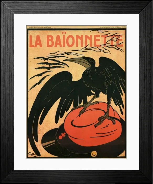 Framed Print : Front cover, La Baionnette, WW1 Framed Print : Front cover, La Baionnette, WW1