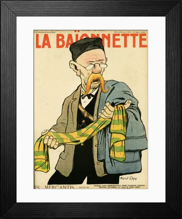 Framed Print : Front cover, La Baionnette, WW1 Framed Print : Front cover, La Baionnette, WW1