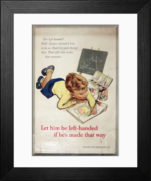 Framed Print : Poster advertising Trufood Framed Print : Poster advertising Trufood
