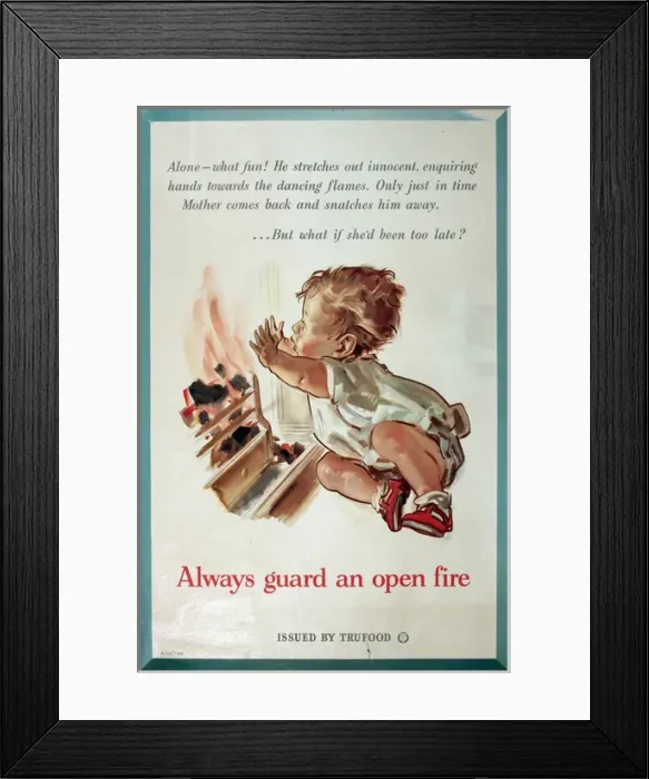 Framed Print : Poster advertising Trufood Framed Print : Poster advertising Trufood